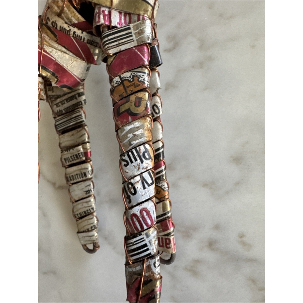 Giraffe Aluminum Can African Art Sculpture Safari 9 In - Picture 6 of 16